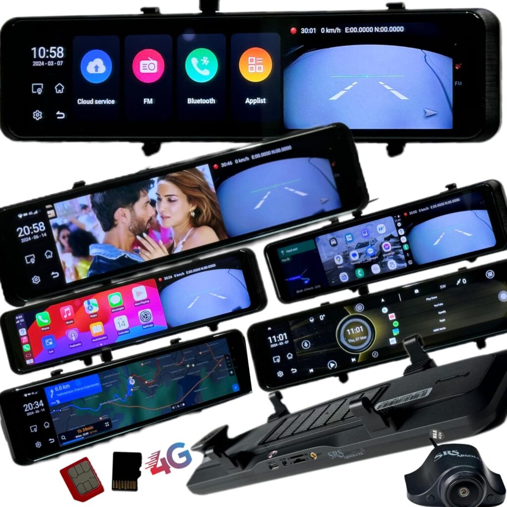 2K 4G Mirror Dash Cam