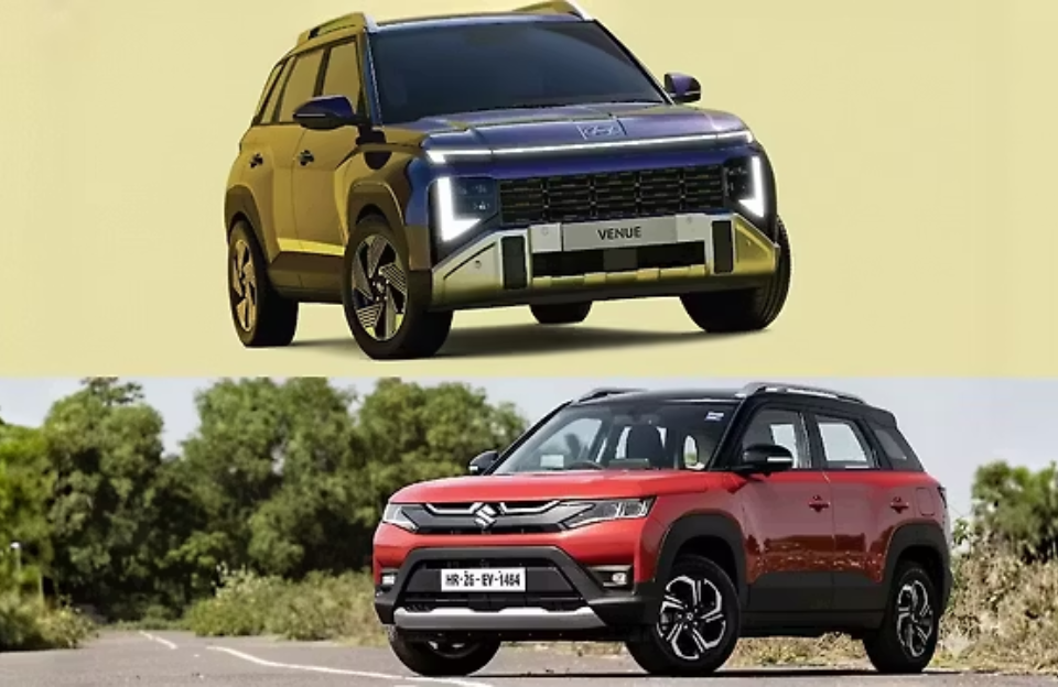 New Hyundai Venue vs Maruti Suzuki Brezza: Dimensions, Engines, and Features Compared