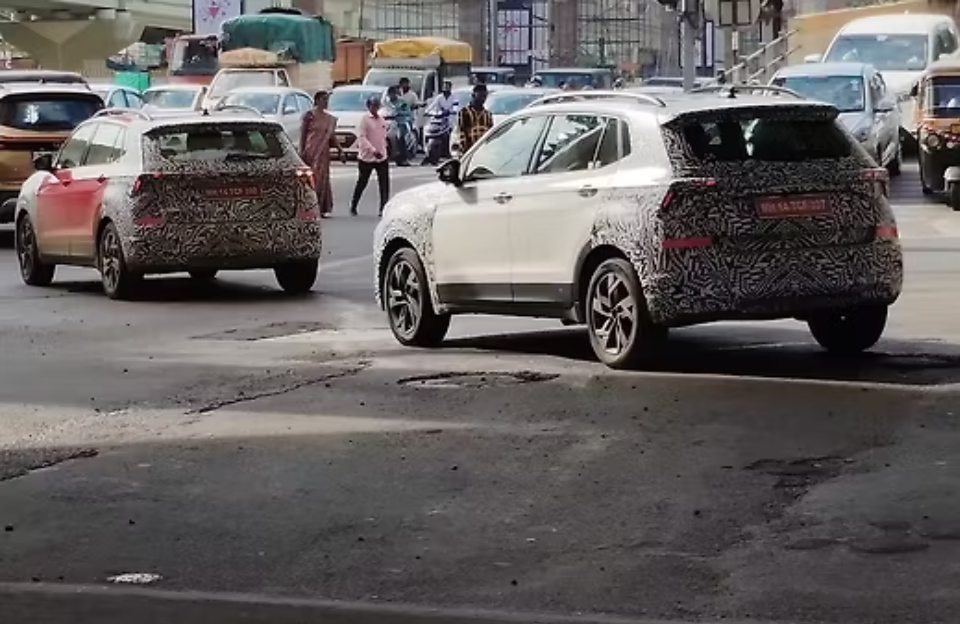 Skoda Kushaq Facelift Spotted Testing Again — New Alloy Design Revealed