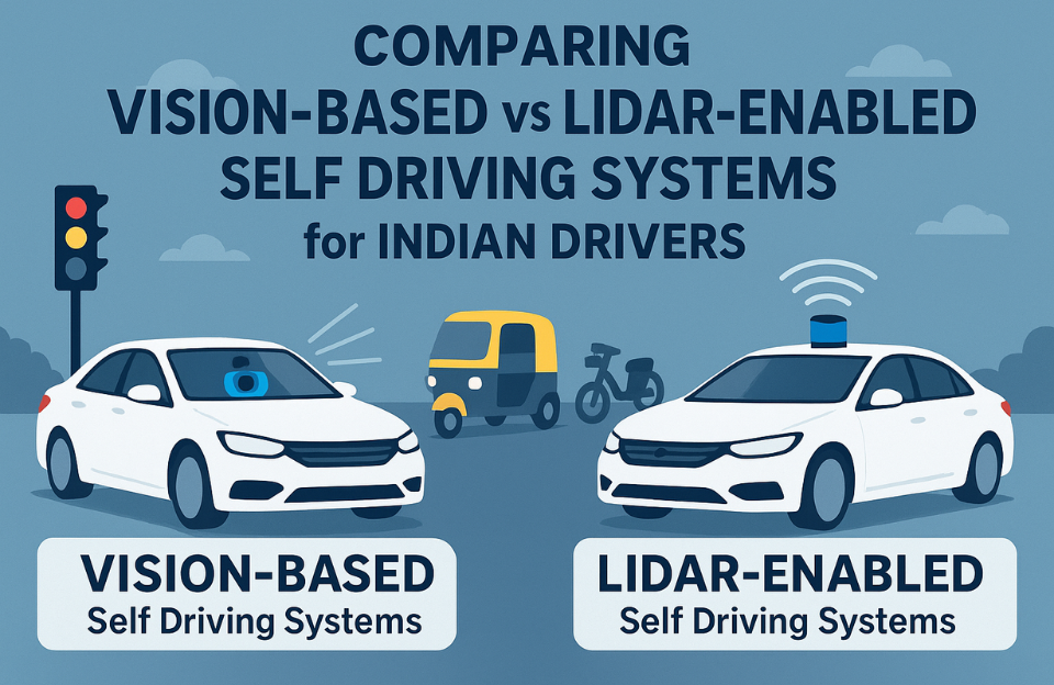 Vision-Based vs Lidar-Enabled Self Driving Systems in India: Comprehensive Comparison for Indian Drivers